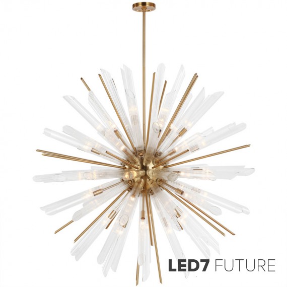 Loft Industry Modern - Sun Spikes Chandelier